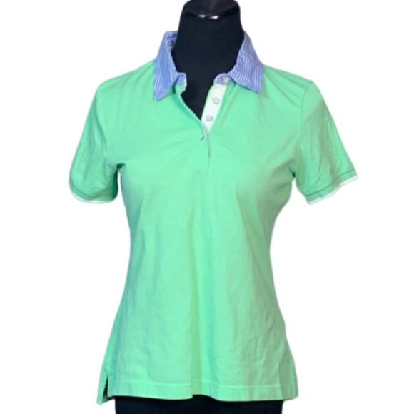 Brooks Brothers Tops - NWT Brooks Brothers Womens Polo Check Collar Sz M
